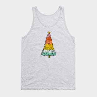 Rainbow Christmas Tree Tank Top